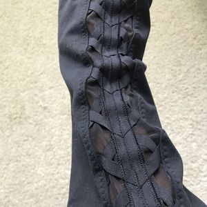 Lulu Lemon yoga pants, criss cross pattern